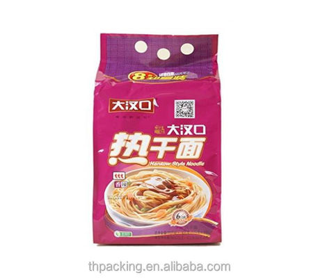 Custom Instant Noodles Plastic Packing Bags For Food Industry
