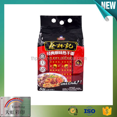 Custom Instant Noodles Plastic Packing Bags For Food Industry