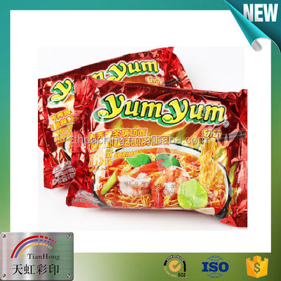 Custom Instant Noodles Plastic Packing Bags For Food Industry
