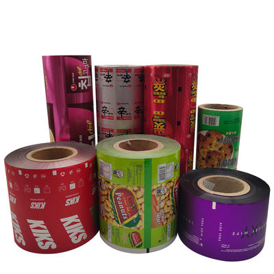Food Packing Plastic Laminated Roll Film With Aluminum Foil Material