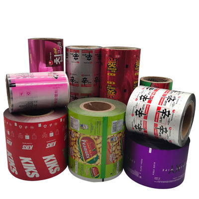 Customer'S Logo BOPP Food Grade Plastic Films Roll For Laminating Pouches