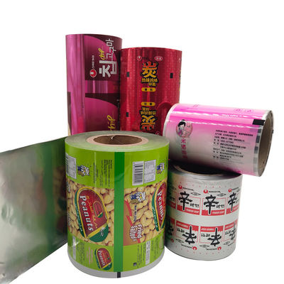 Customer'S Logo BOPP Food Grade Plastic Films Roll For Laminating Pouches