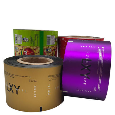 Customer'S Logo BOPP Food Grade Plastic Films Roll For Laminating Pouches