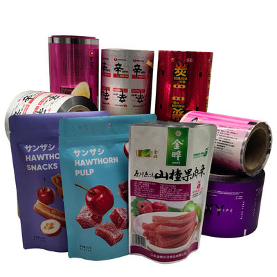Customer'S Logo BOPP Food Grade Plastic Films Roll For Laminating Pouches