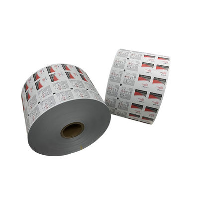 40 Micron Aluminum Foil Packaging Film Roll for Bzk Wipes in PE LWC Paper/PE Structure