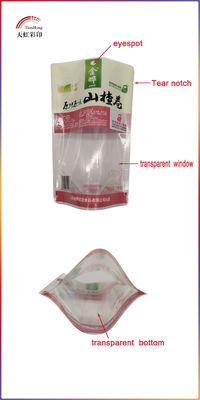 Custom Printed Mylar Stand Up Pouch Bags For Instant Noodles Packaging