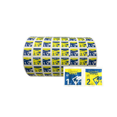 Aluminum Foil Laminate Cleaning Wipes for Lens Cleaning Printing Type Flexographic