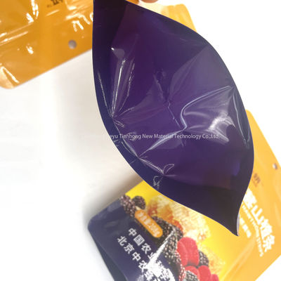 Custom Printed Zipper Top Stand Up Pouch for Air and Water Proof Eco Friendly Snacks