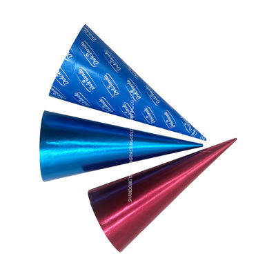 Complex Method Laminating Method Ice Cream Cone Sleeve Paper Silver Gold Aluminium Foil Paper