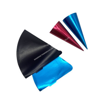 Waterproof and Greaseproof Ice Cream Cone Sleeve Paper with Foil Easy to Clean