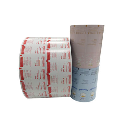 Wood Pulp Waterproof Aluminum Foil Film Rolls for Alcohol Prep Pad Packaging