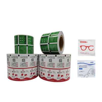 Printing Color Waterproof Aluminum Packaging Film Roll For Iodine Wipes Package