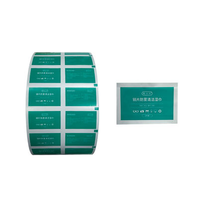 Single Packed Alcohol Pad Packing Film Roll with PE Coated Paper and Wood Pulp Material