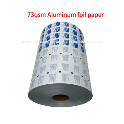 40 Micron Aluminum Foil Packaging Film Roll for Bzk Wipes Flexographic Printing