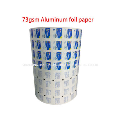40 Micron Aluminum Foil Packaging Film Roll for Bzk Wipes Flexographic Printing