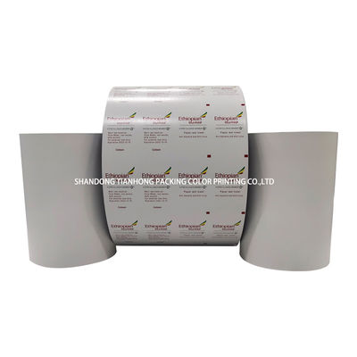 Flexography Logo Printing CPP OPP Aluminum Foil Roll Film for PE LWC Paper Structure
