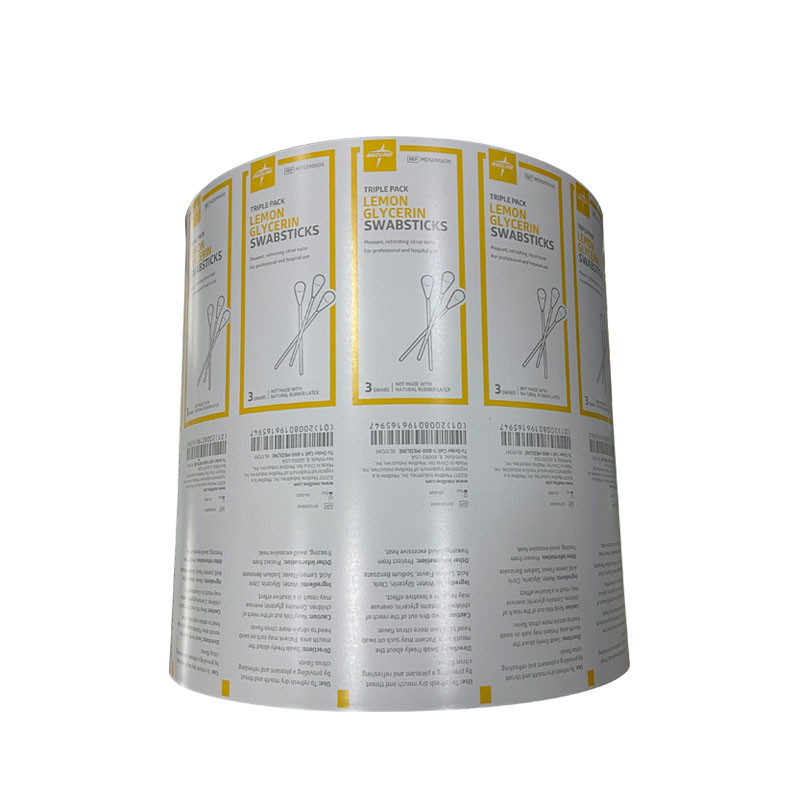 Printable Wrapping Bzk Antiseptic Wipe Aluminum Foil Paper Roll Film ...